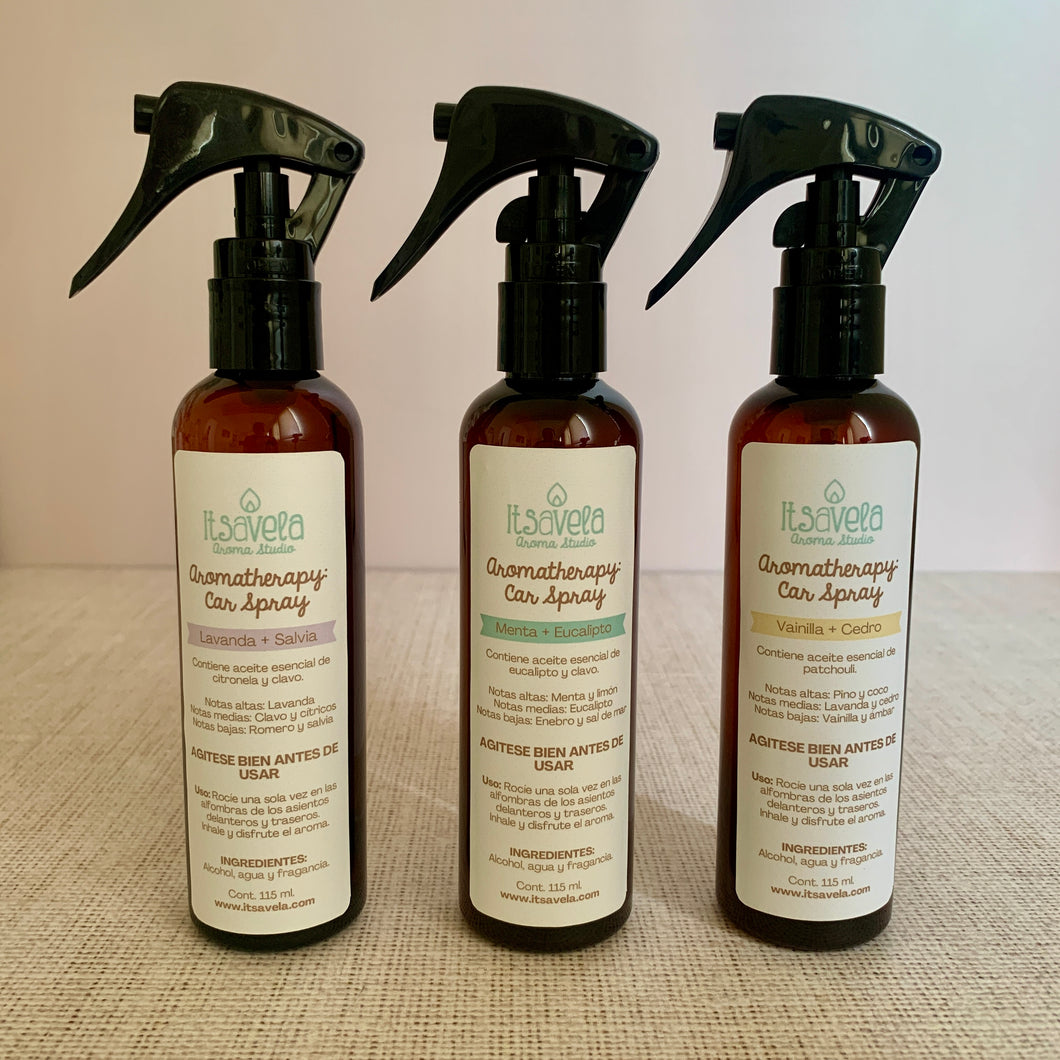 Aromatherapy: Car Spray - Itsavela