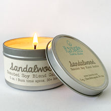 Cargar imagen en el visor de la galería, Sandalwood - Scented Soy Blend Candle - Itsavela