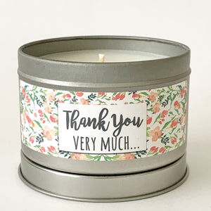 THANK YOU VERY MUCH - Scented Wax Candle - Itsavela