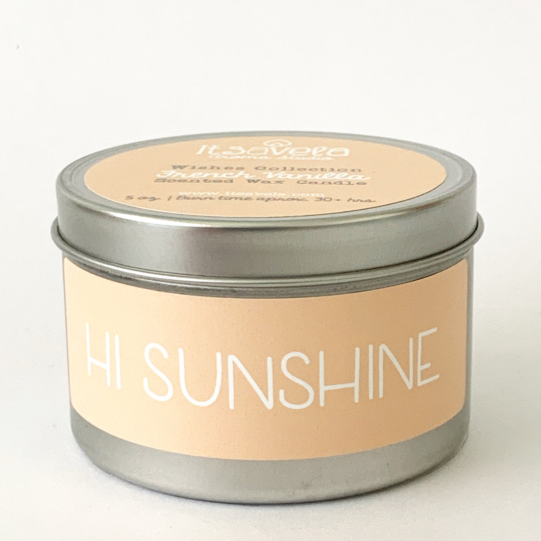 HI SUNSHINE - Scented Wax Candle - Itsavela