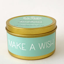 Cargar imagen en el visor de la galería, MAKE A WISH -Scented Wax Candle - Gold Tin - Itsavela