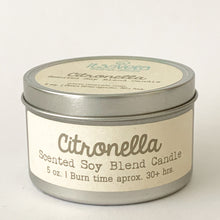 Cargar imagen en el visor de la galería, Citronella - Scented Soy Blend Candle - Itsavela