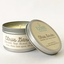 Cargar imagen en el visor de la galería, Citrus Garden - Scented Soy Blend Candle - Itsavela