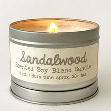 Cargar imagen en el visor de la galería, Sandalwood - Scented Soy Blend Candle - Itsavela