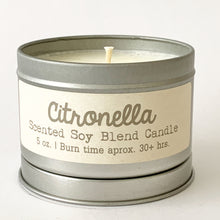 Cargar imagen en el visor de la galería, Citronella - Scented Soy Blend Candle - Itsavela