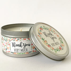 THANK YOU VERY MUCH - Scented Wax Candle - Itsavela