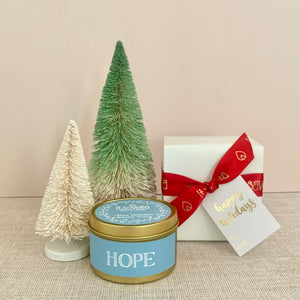 HOPE- Vela de cera de soya con aroma a Invierno - Itsavela