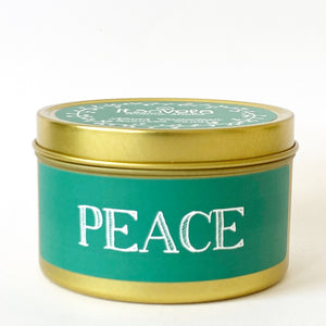 PEACE - Vela de cera aroma a Pino Navideño - Itsavela