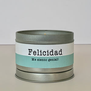 Felicidad - Vela Aromática de cera de soya - Itsavela