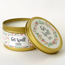 Cargar imagen en el visor de la galería, GET WELL SOON - Scented Wax Candle - Gold Tin - Itsavela