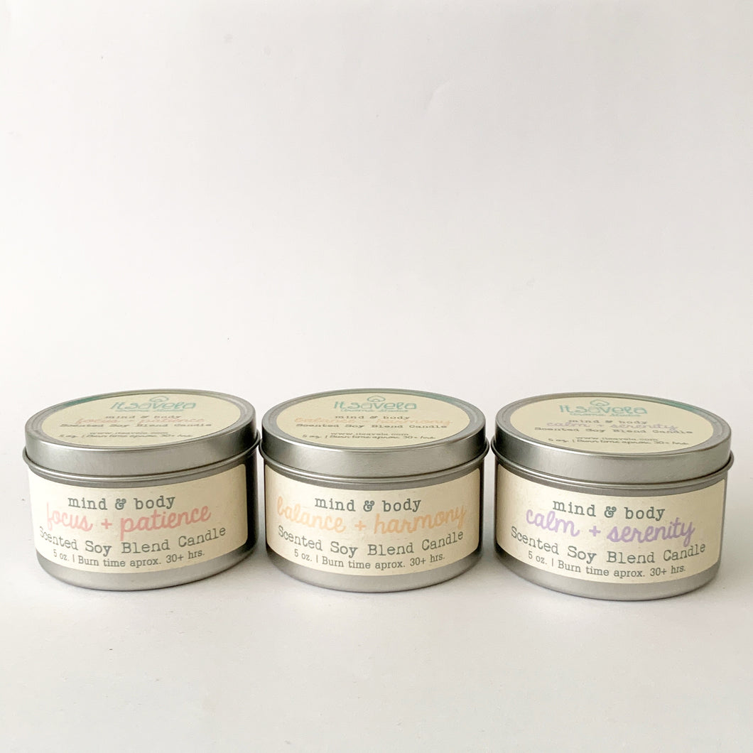 Set de 3 Velas Mind&Body Collection - Itsavela