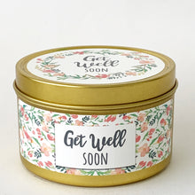 Cargar imagen en el visor de la galería, GET WELL SOON - Scented Wax Candle - Gold Tin - Itsavela